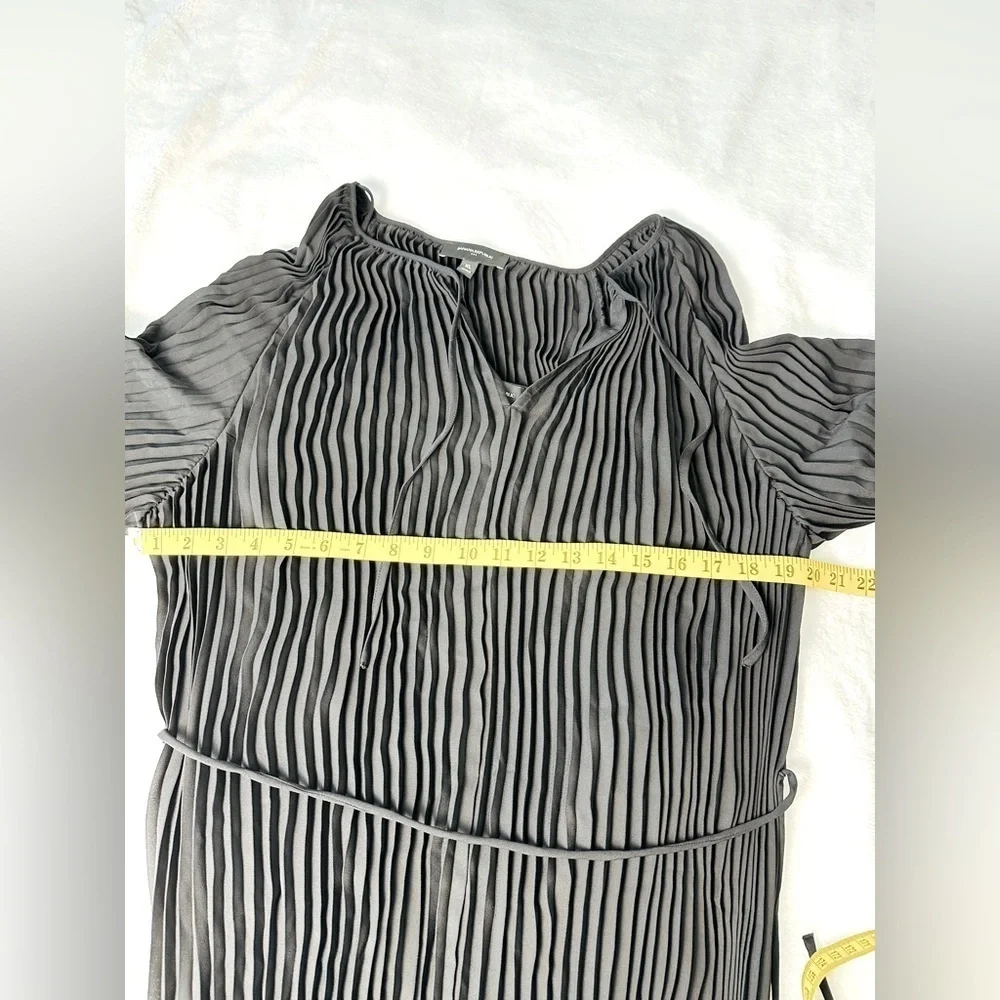 Banana Republic Factory Long Sleeve Pleated Mini Dress Size XL